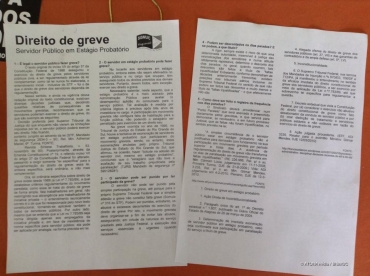 Ato público dos Professores