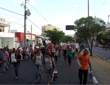 Maior passeata do movimento da educação