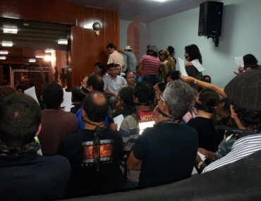 Protestos da Educação nas ruas e na Câmara Municipal