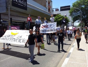 Protestos da Educação nas ruas e na Câmara Municipal